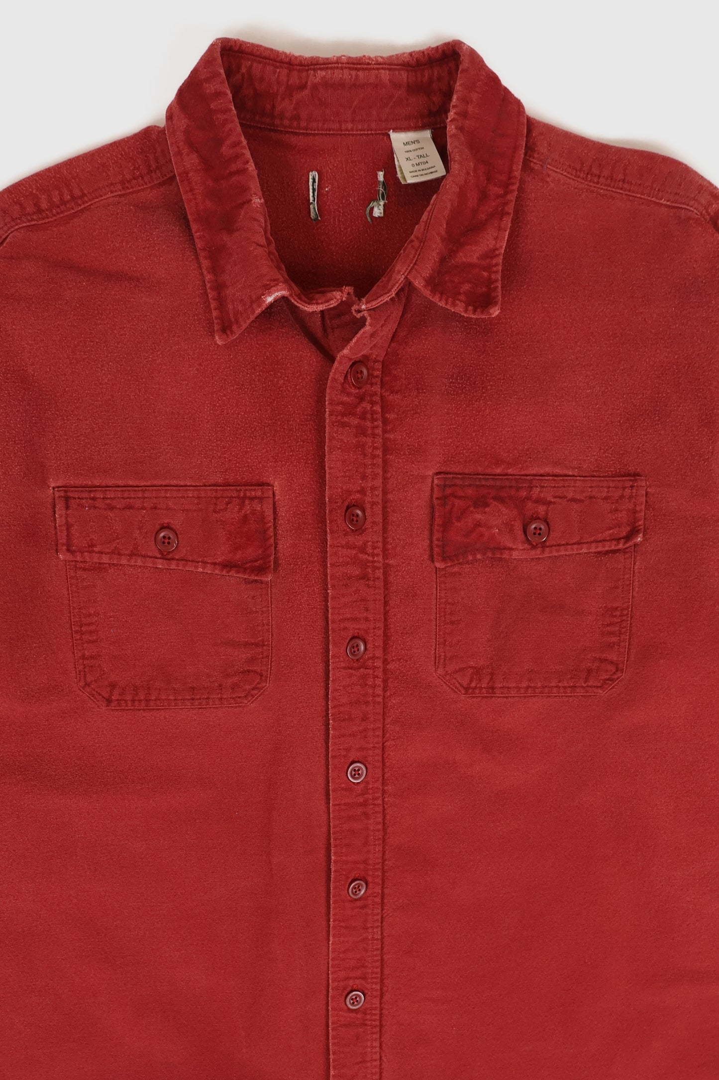 Vintage L.L. Bean Frayed Button-Down Shirt Image 1