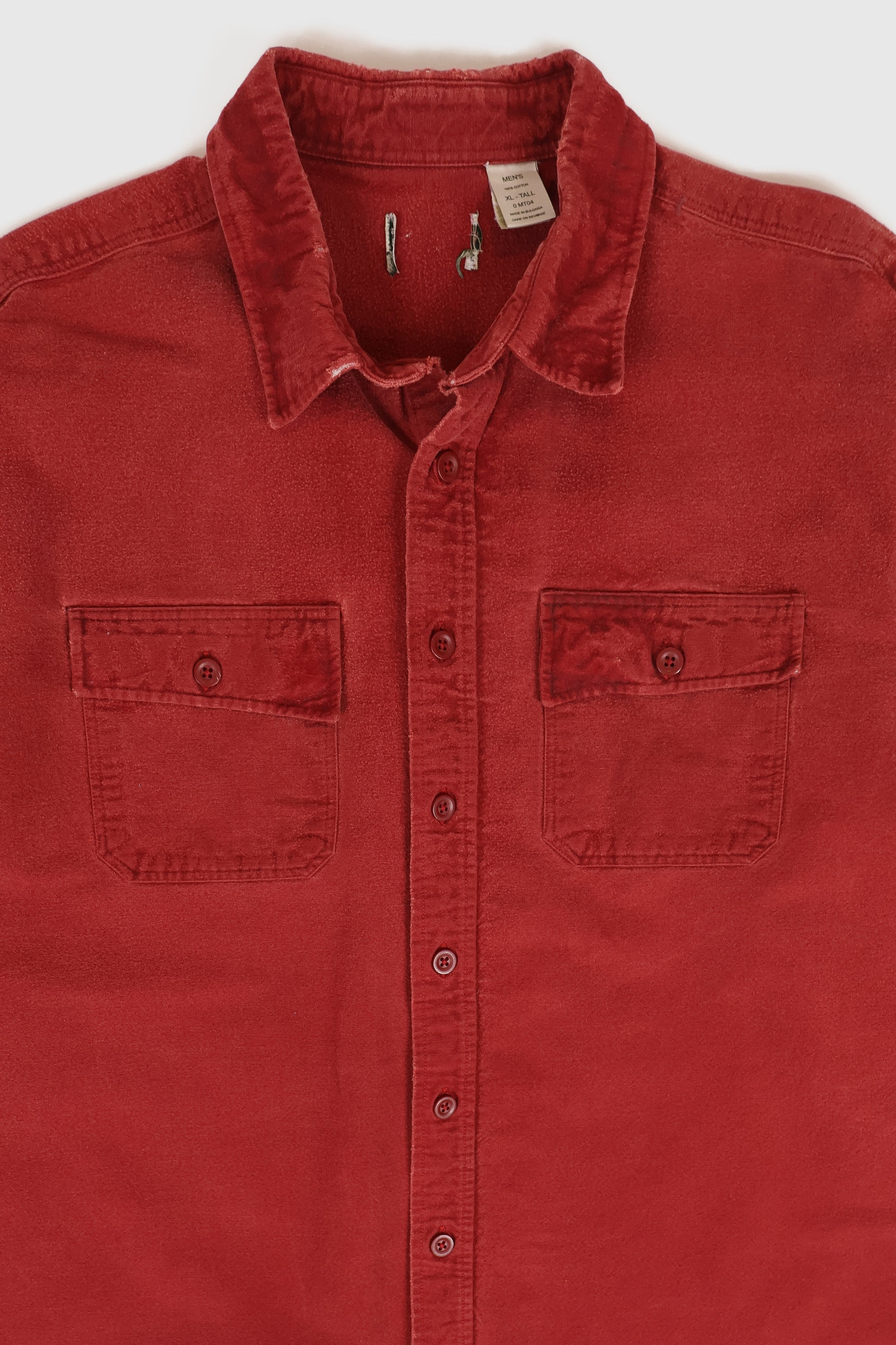 Vintage L.L. Bean Frayed Button-Down Shirt Image 1