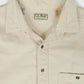 Vintage L.L. Bean White Flannel Button-Down Shirt