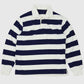 Vintage Long Sleeve Striped Polo