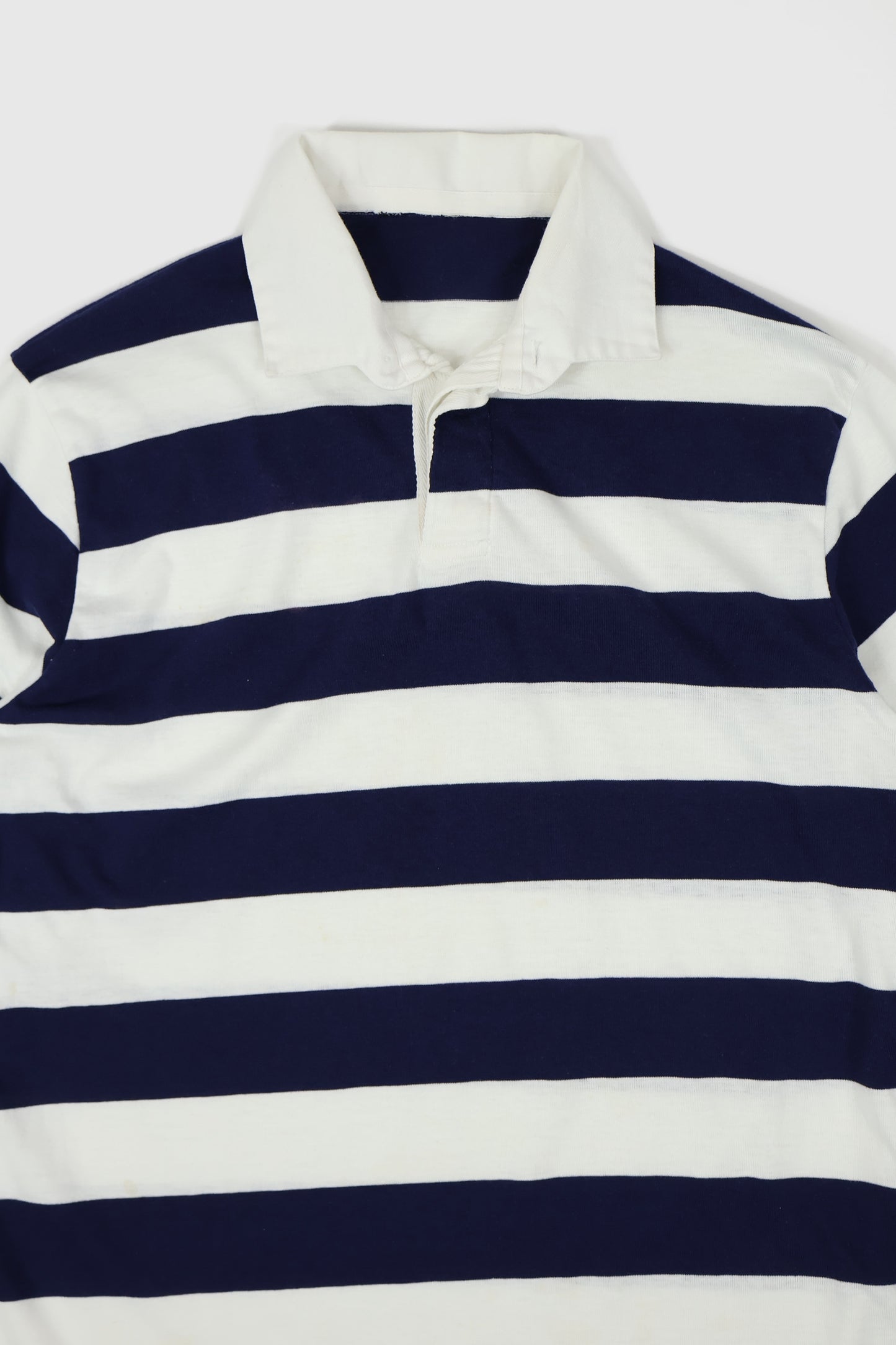 Vintage Long Sleeve Striped Polo