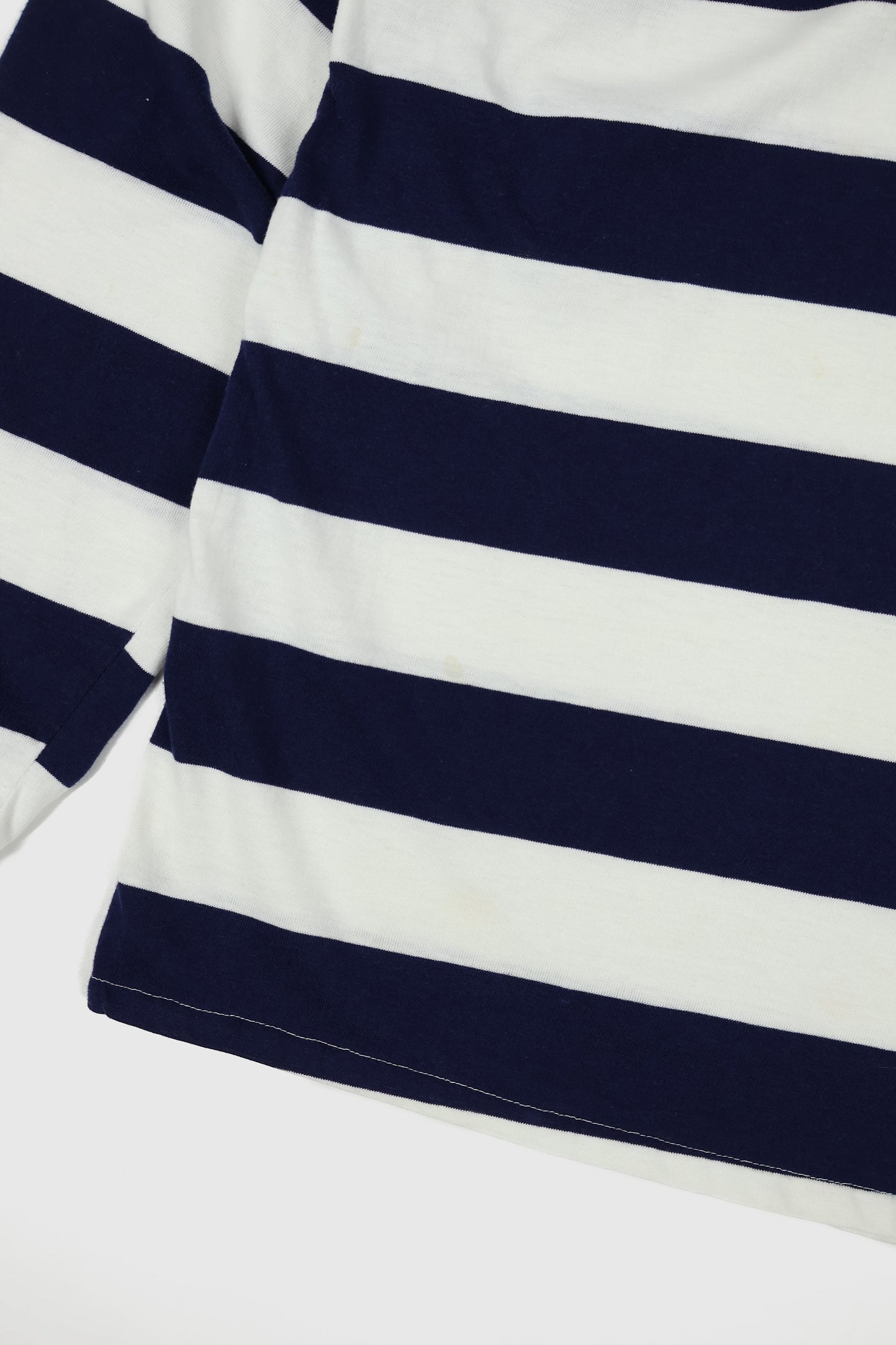 Vintage Long Sleeve Striped Polo