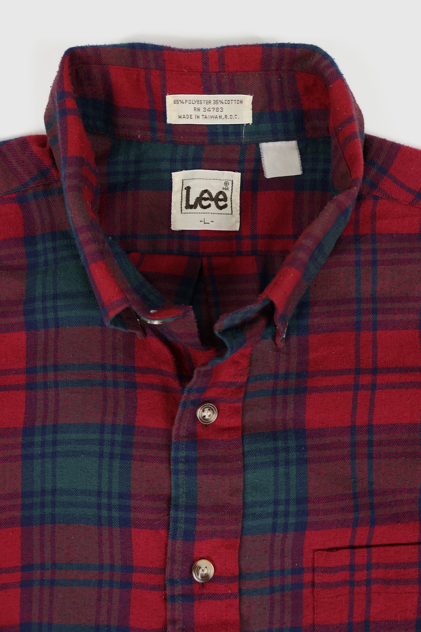 Vintage Lee Lightweight Button-Down Shirt Image 2