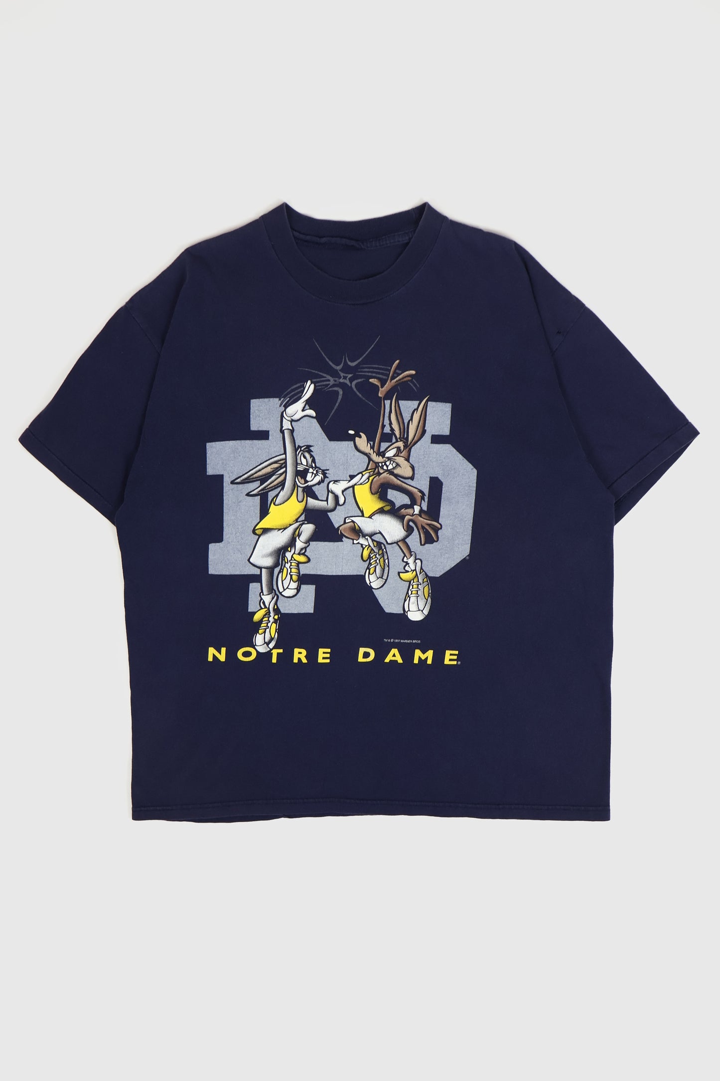Vintage Notre Dame Looney Tunes Tee Image 0