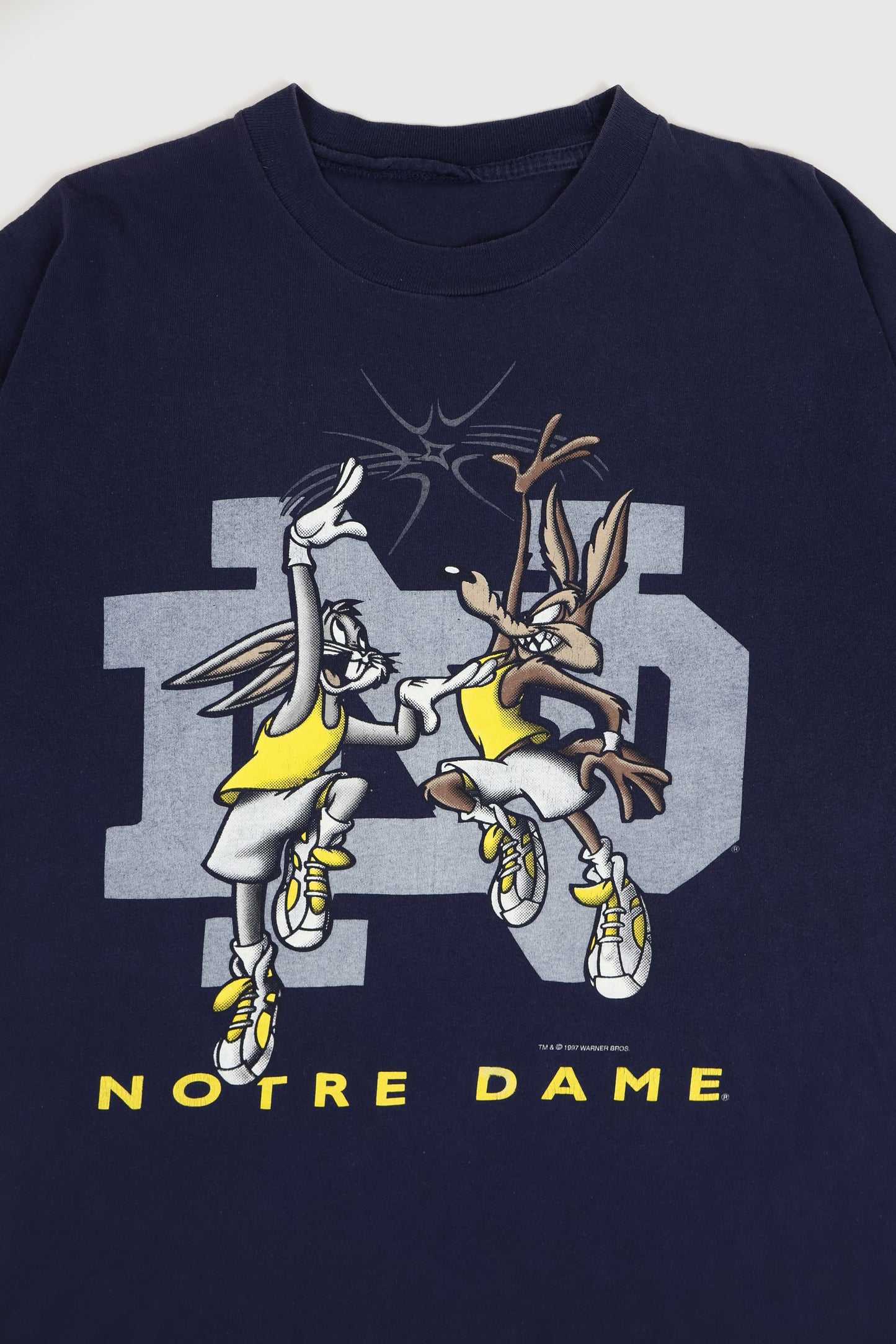 Vintage Notre Dame Looney Tunes Tee Image 1