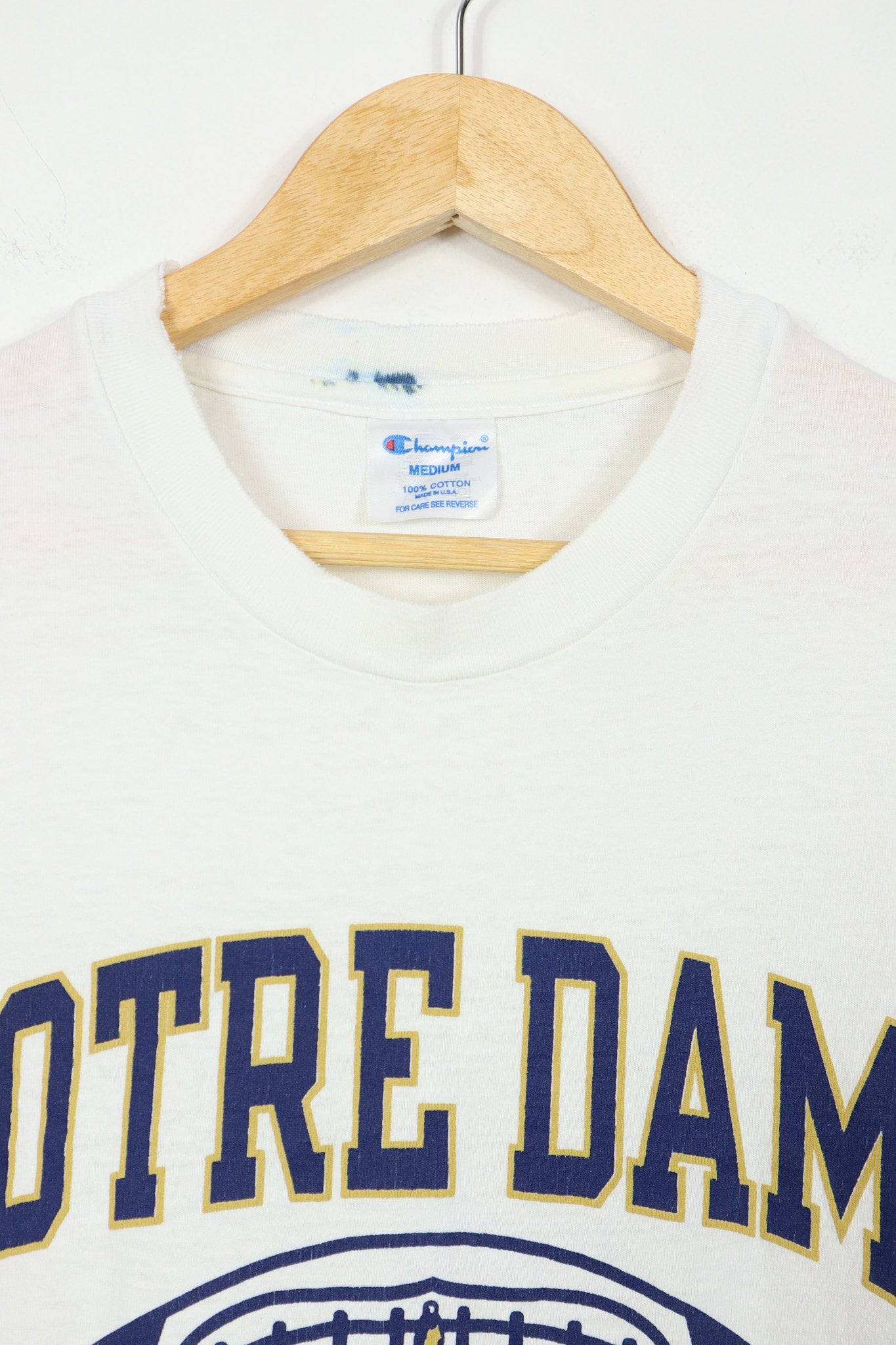 Vintage Notre Dame Fighting Irish Football Tee