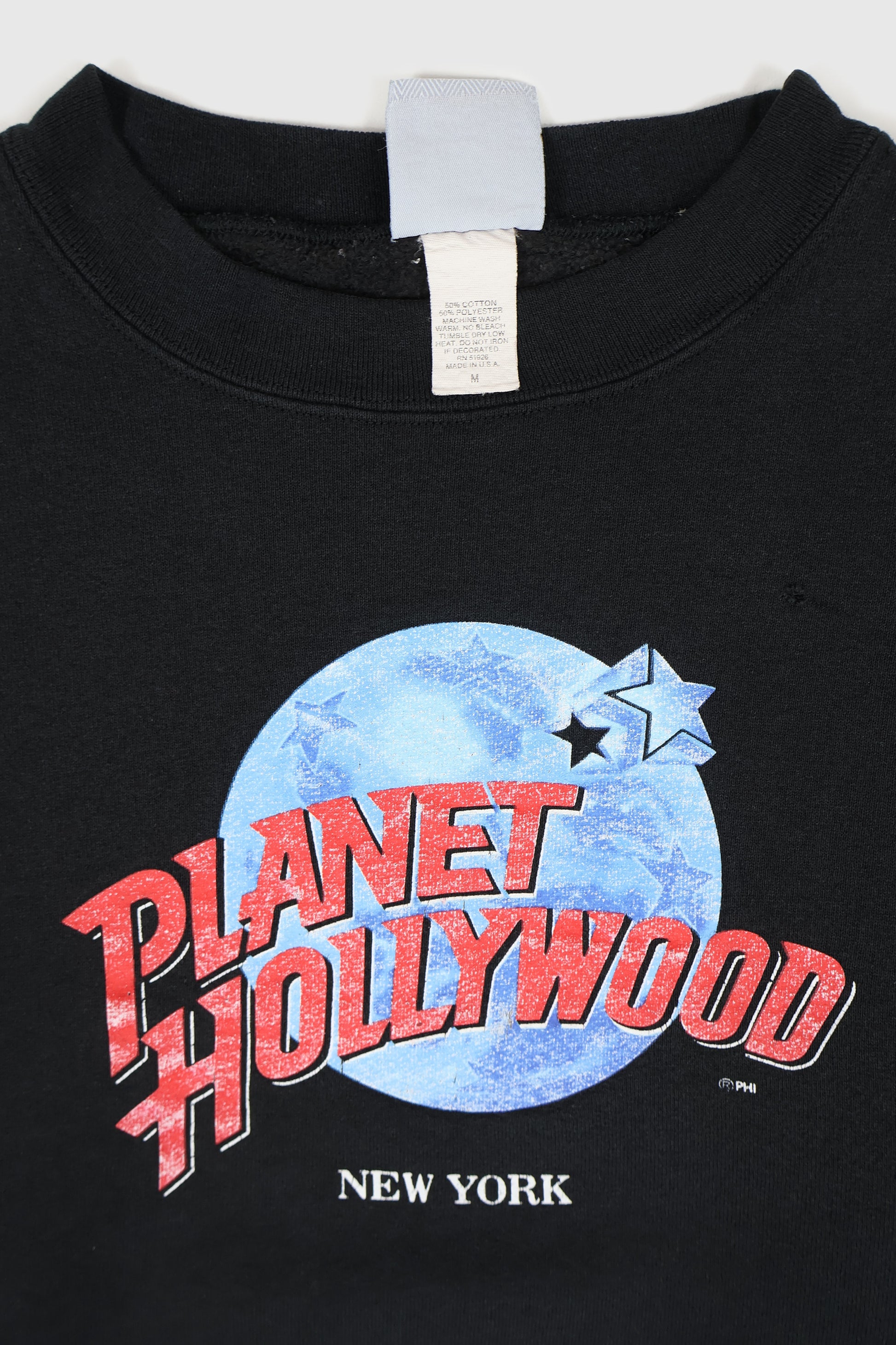 Vintage Planet Hollywood New York Crewneck Image 3