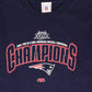Vintage New England Patriots 2004 AFC Champs Long Sleeve Tee Image 1
