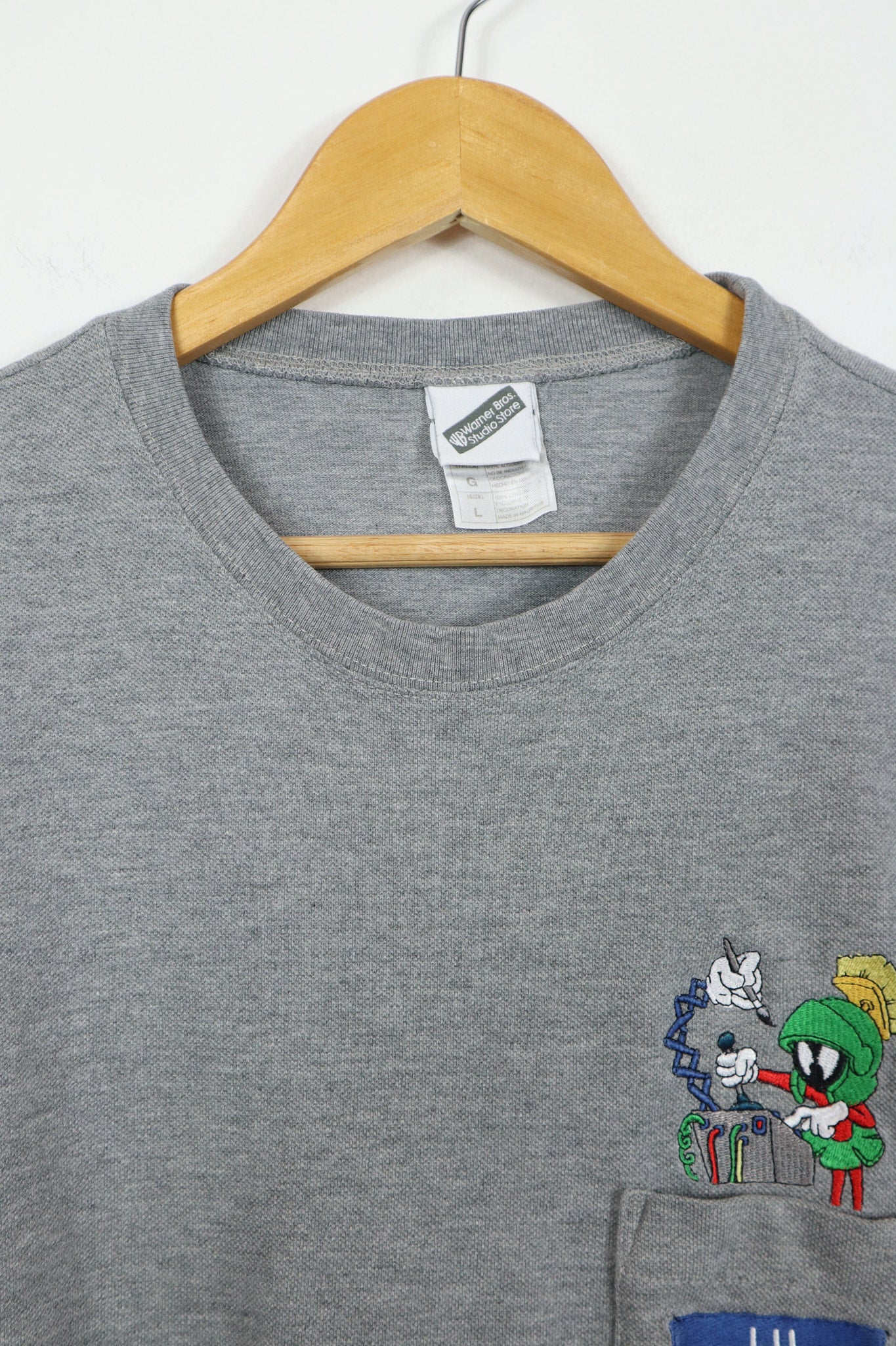 Vintage Embroidered Marvin The Martian Tee