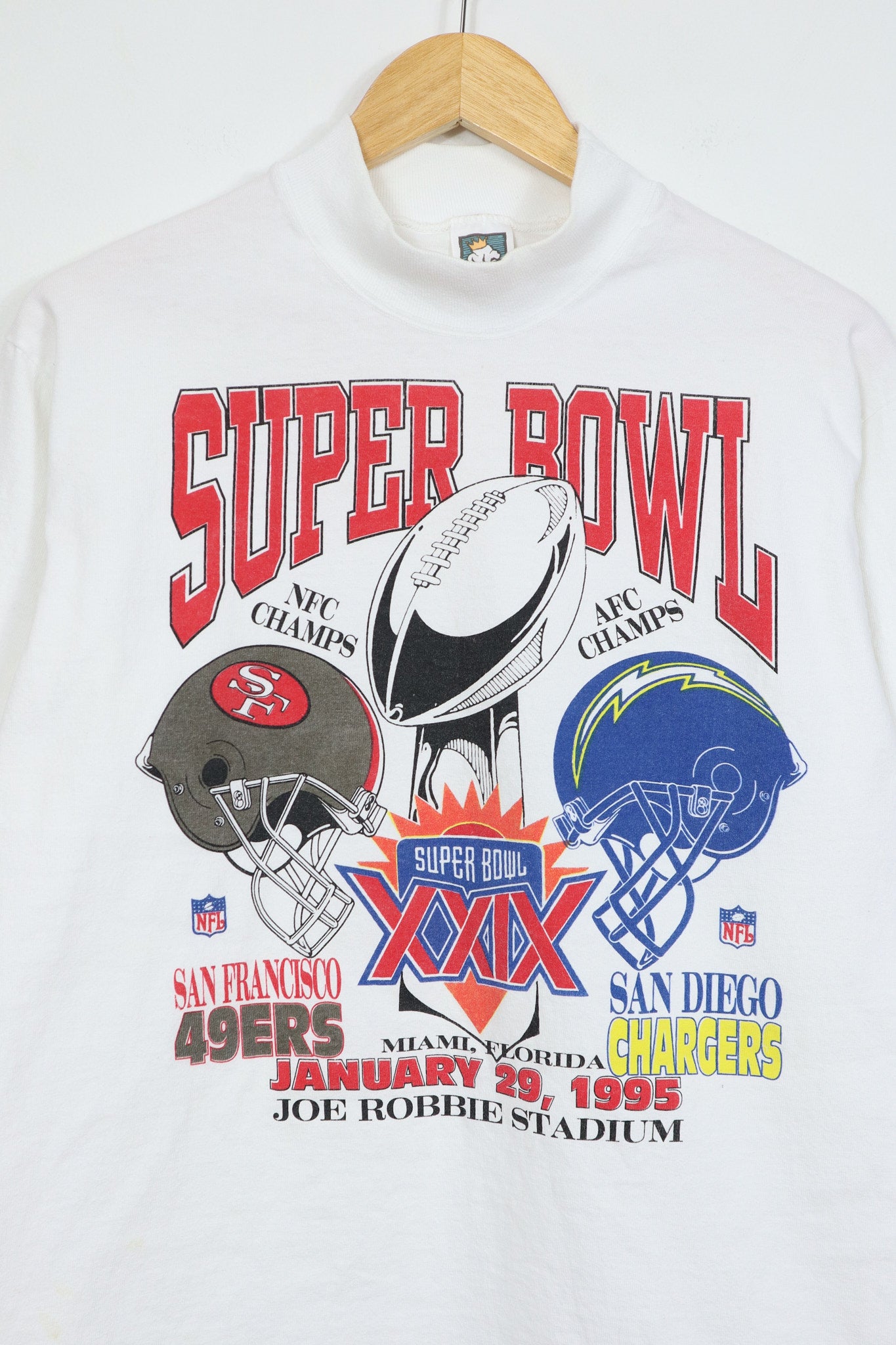 Vintage 1995 Super Bowl XXIX Long Sleeve Tee