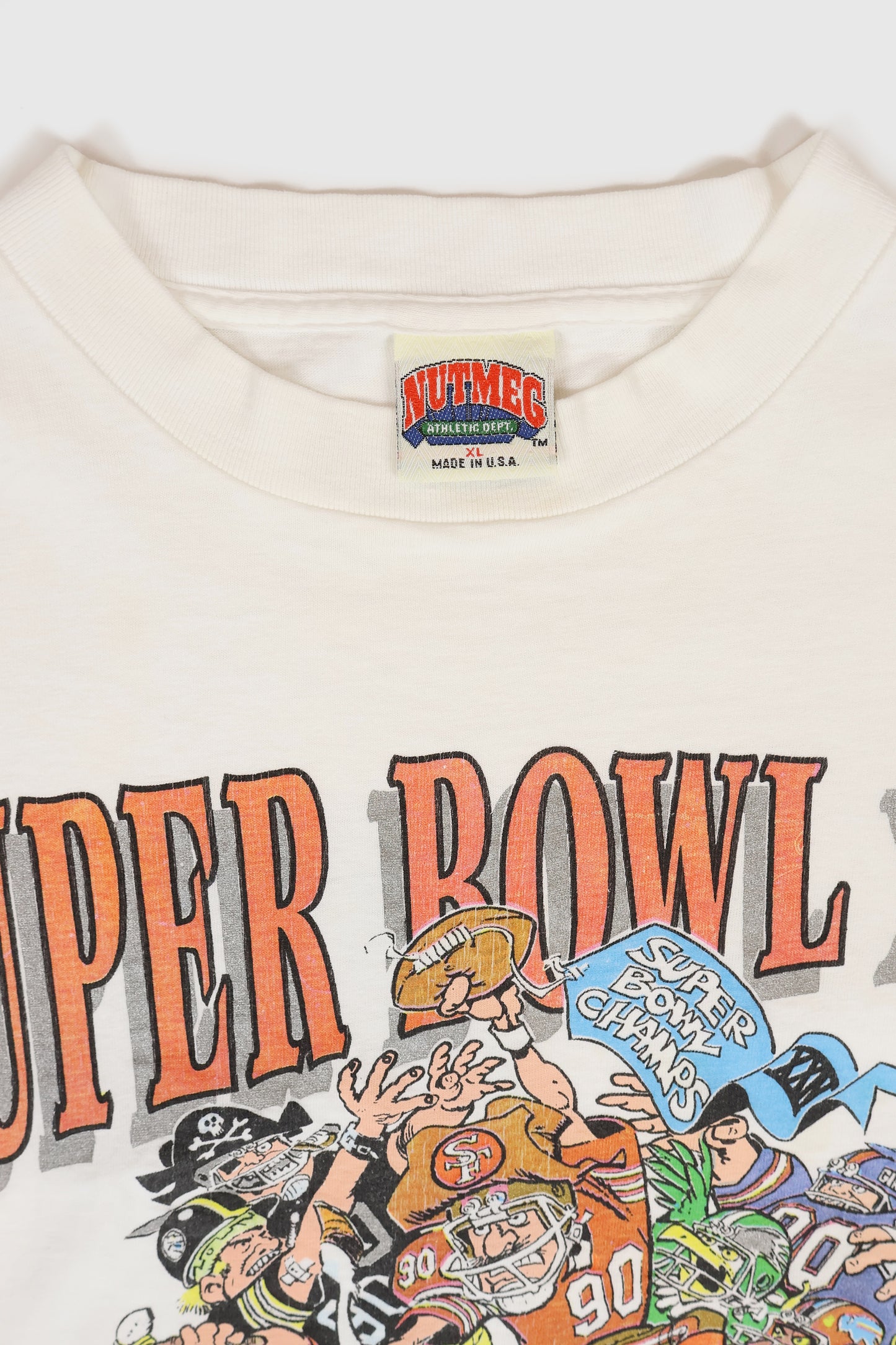 Vintage 1991 Super Bowl XXV Tee Image 2