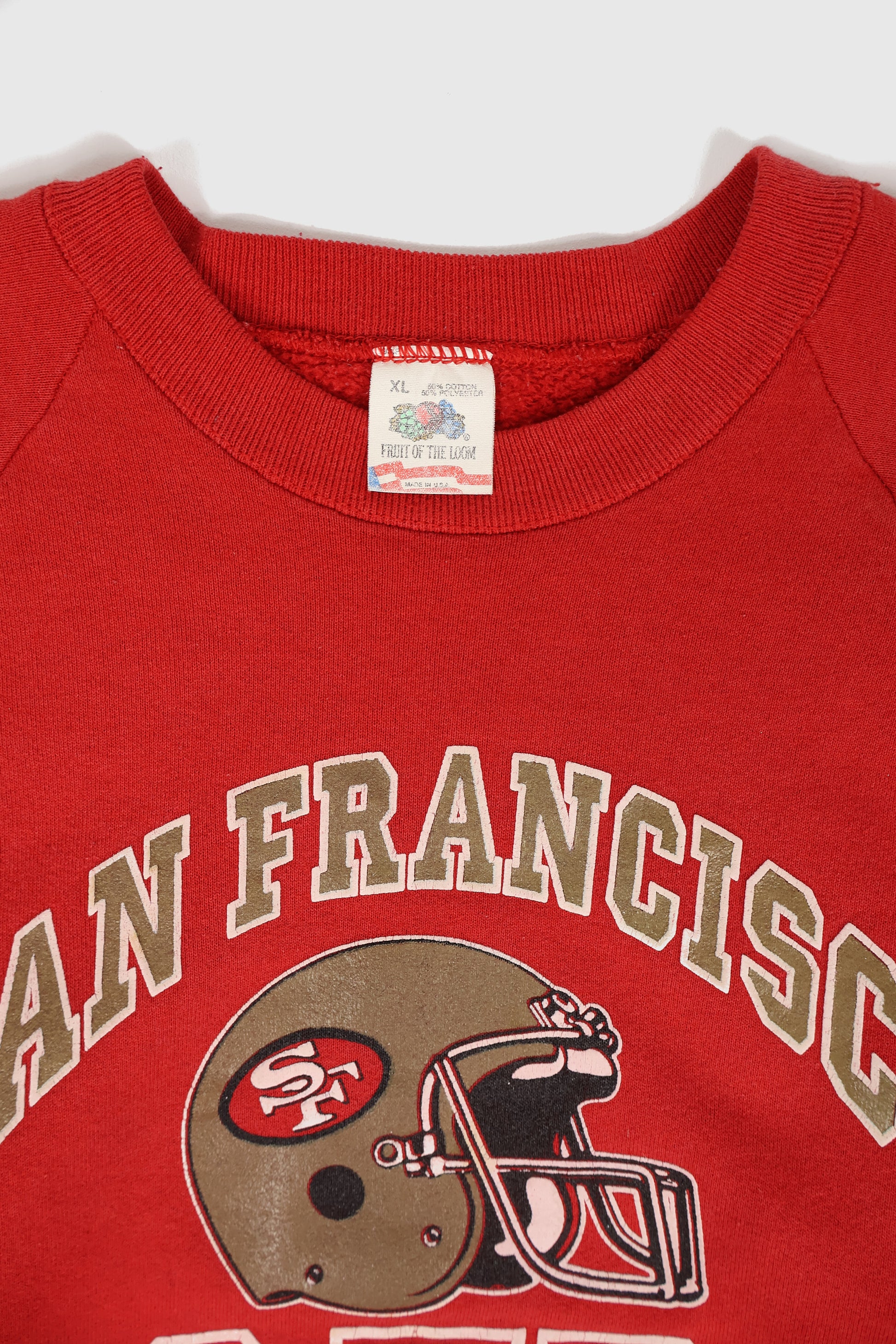 Vintage Distressed San Francisco 49ers Crewneck Image 2