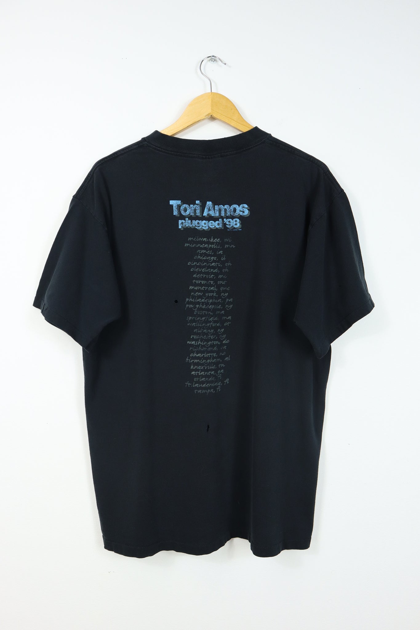 Vintage Distressed Tori Amos Plugged '98 Tee