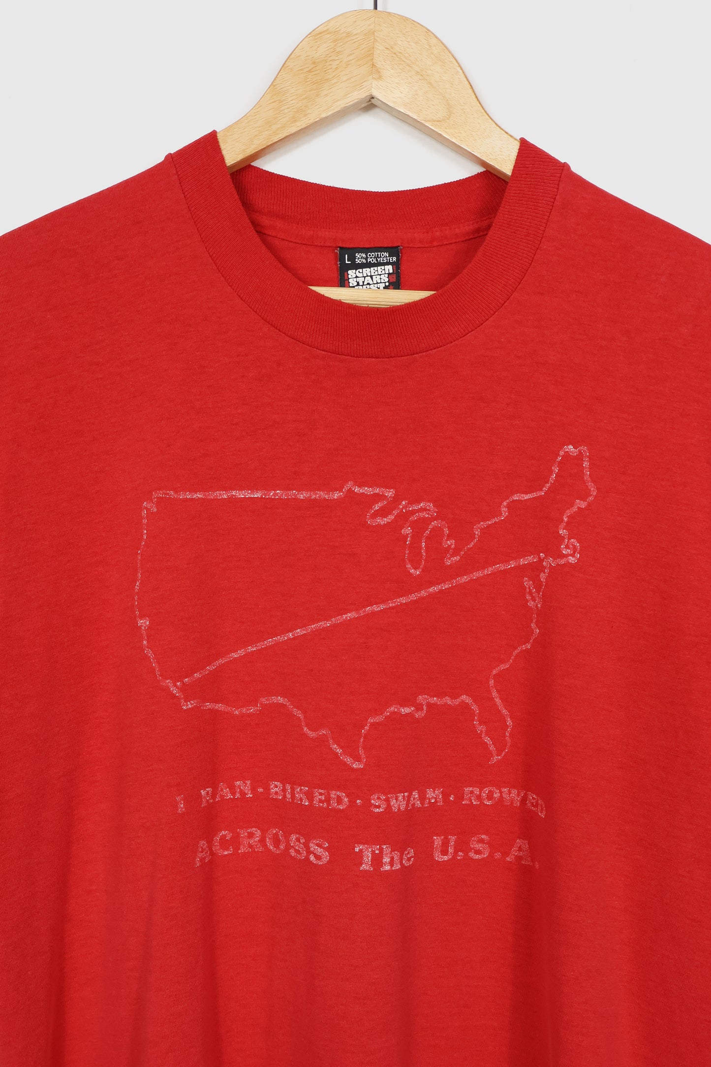 Vintage I Ran Across The USA Tee