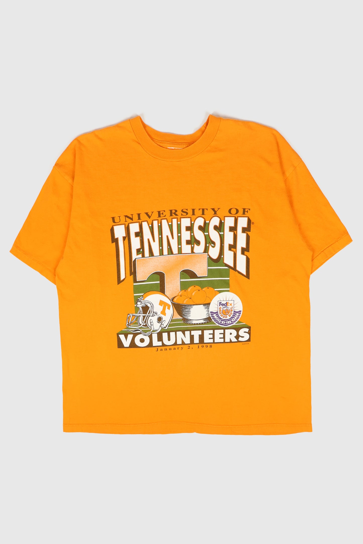 Vintage 1998 University of Tennesse Orange Bowl Tee Image 0