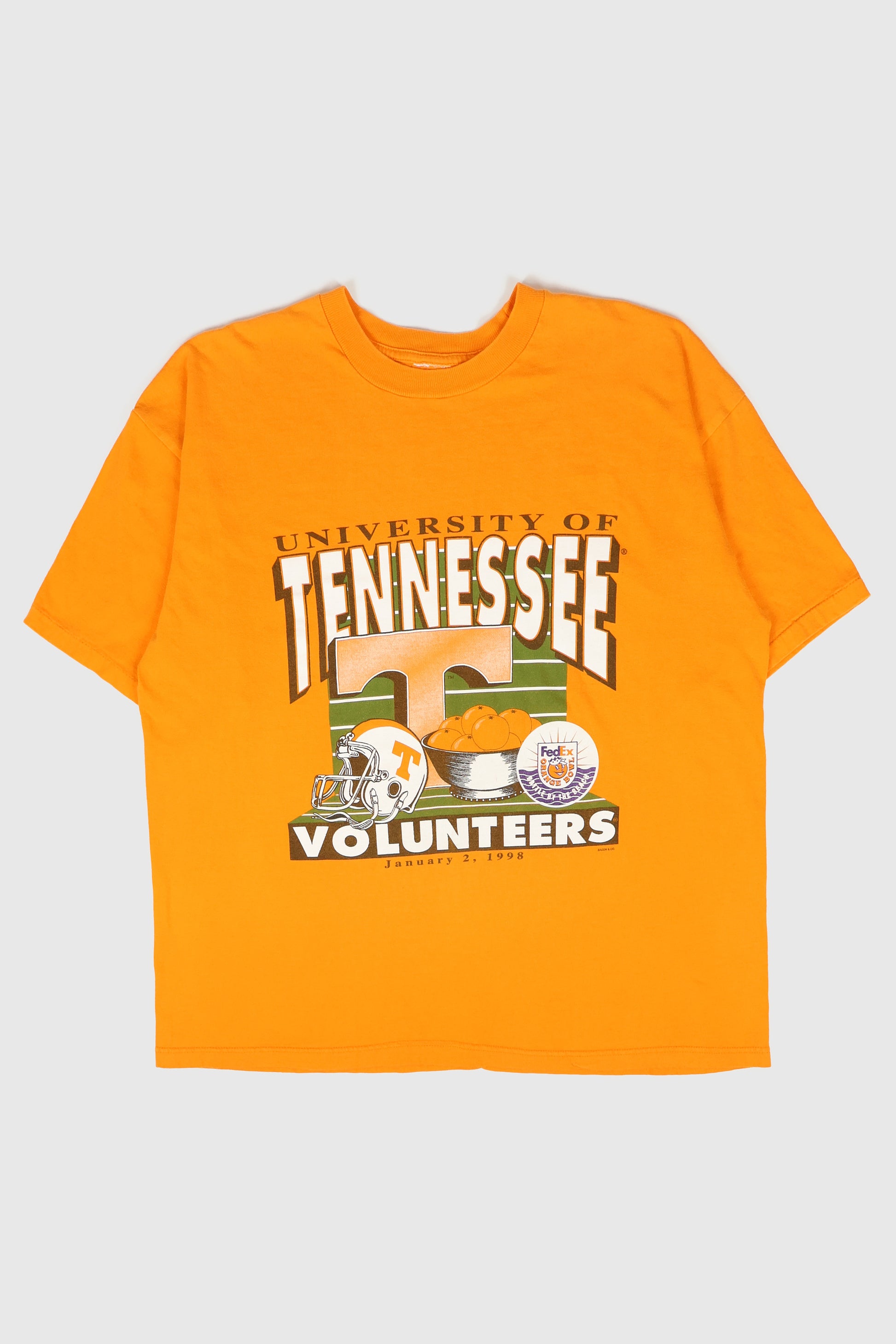 Vintage 1998 University of Tennesse Orange Bowl Tee Image 0