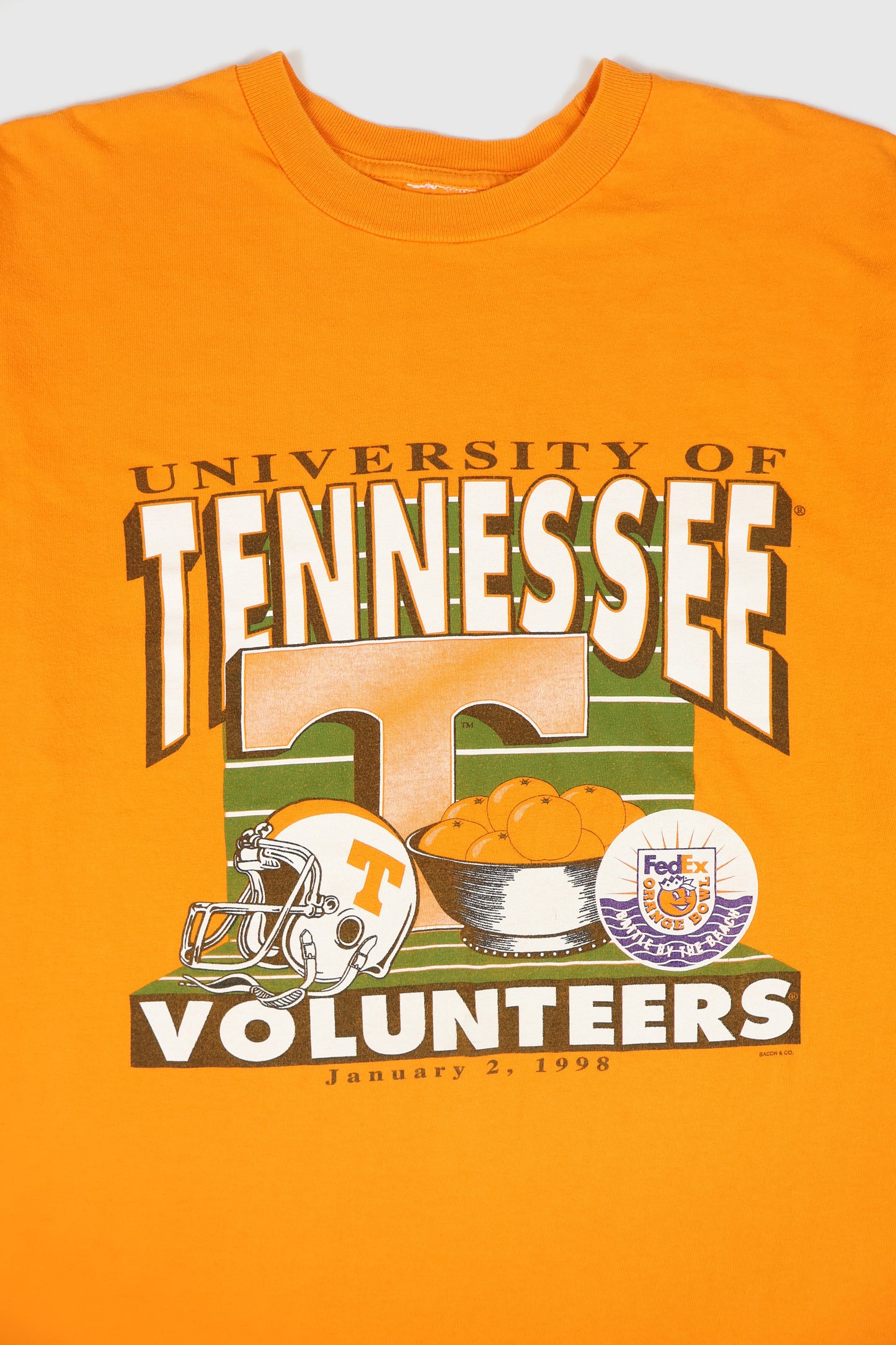 Vintage 1998 University of Tennesse Orange Bowl Tee Image 1