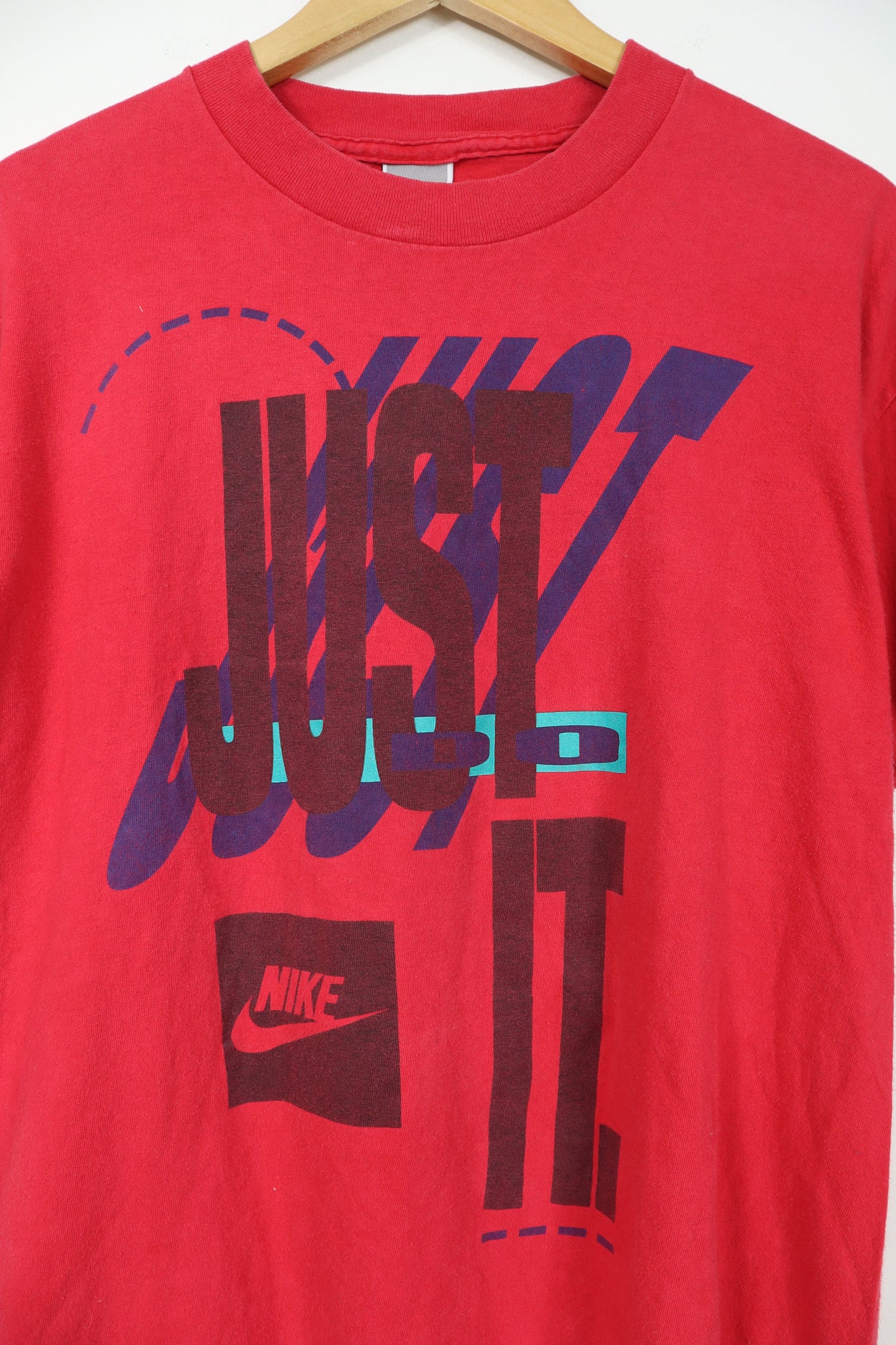 Vintage Nike Just Do It Red Tee