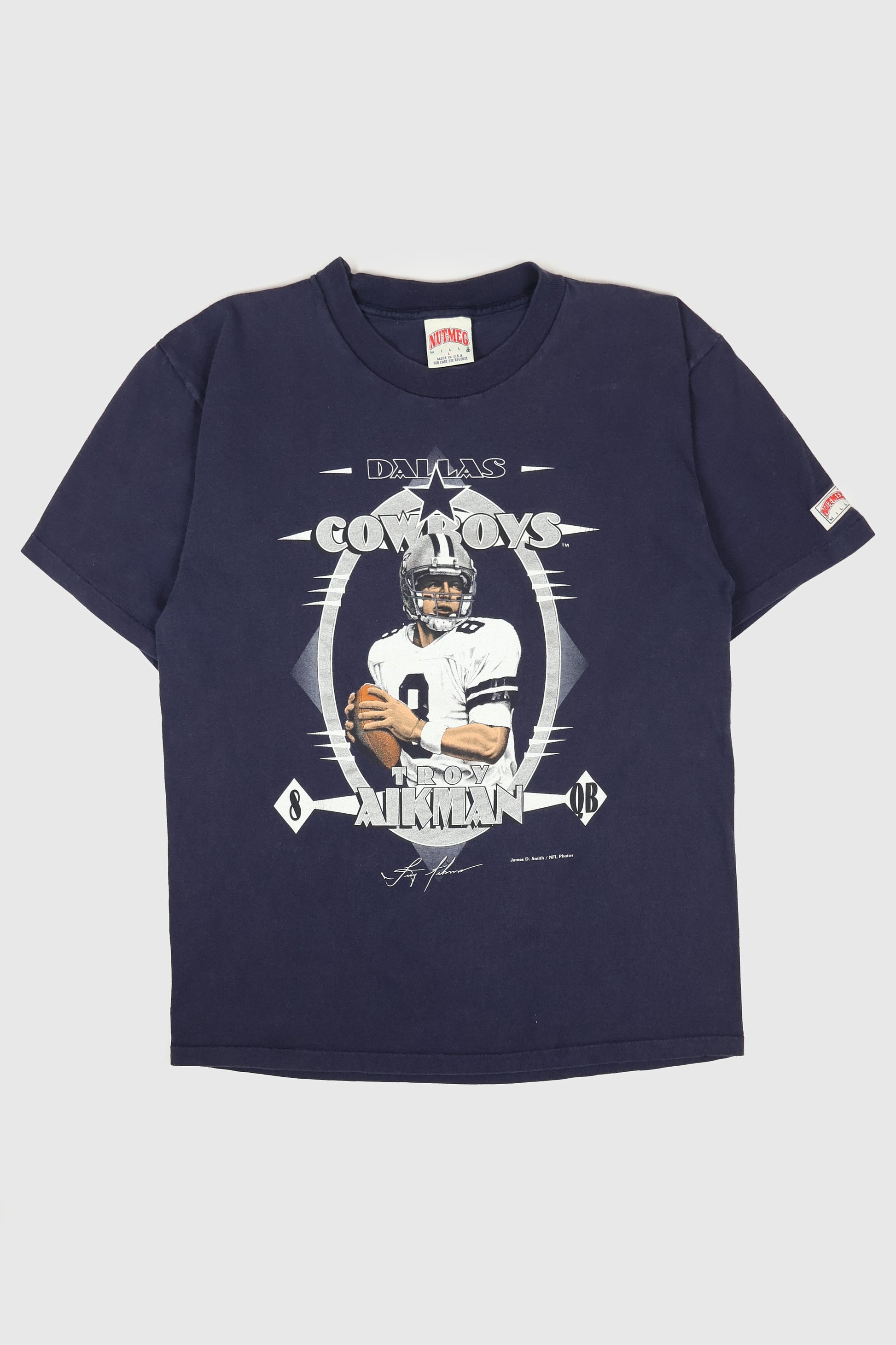 Vintage Troy Aikman Dallas Cowboys Tee Image 0