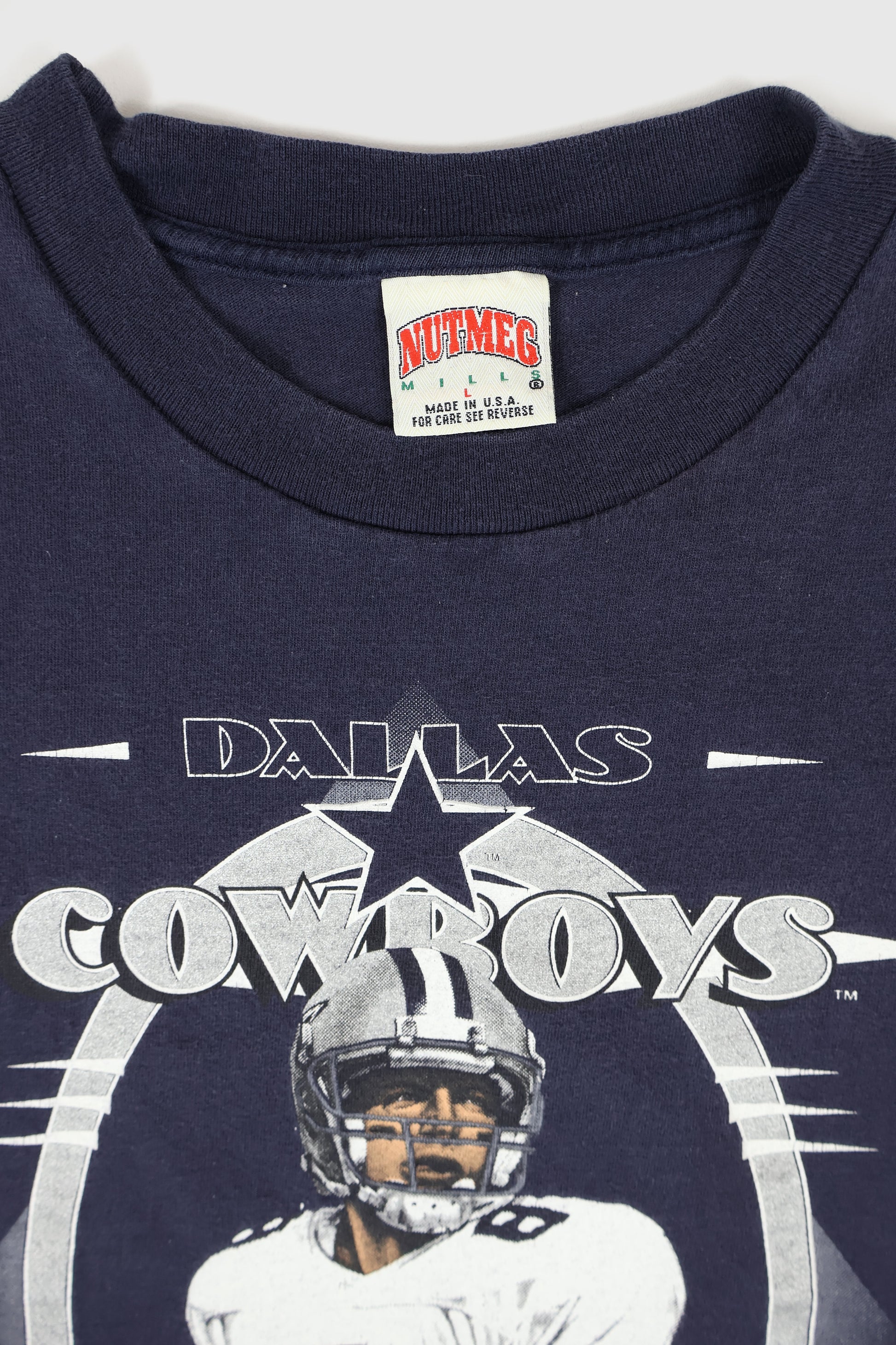 Vintage Troy Aikman Dallas Cowboys Tee Image 3