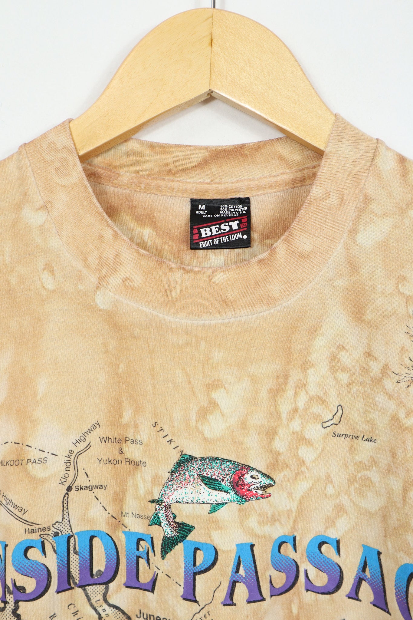 Vintage Alaska Inside Pasage Tie Dye Tee