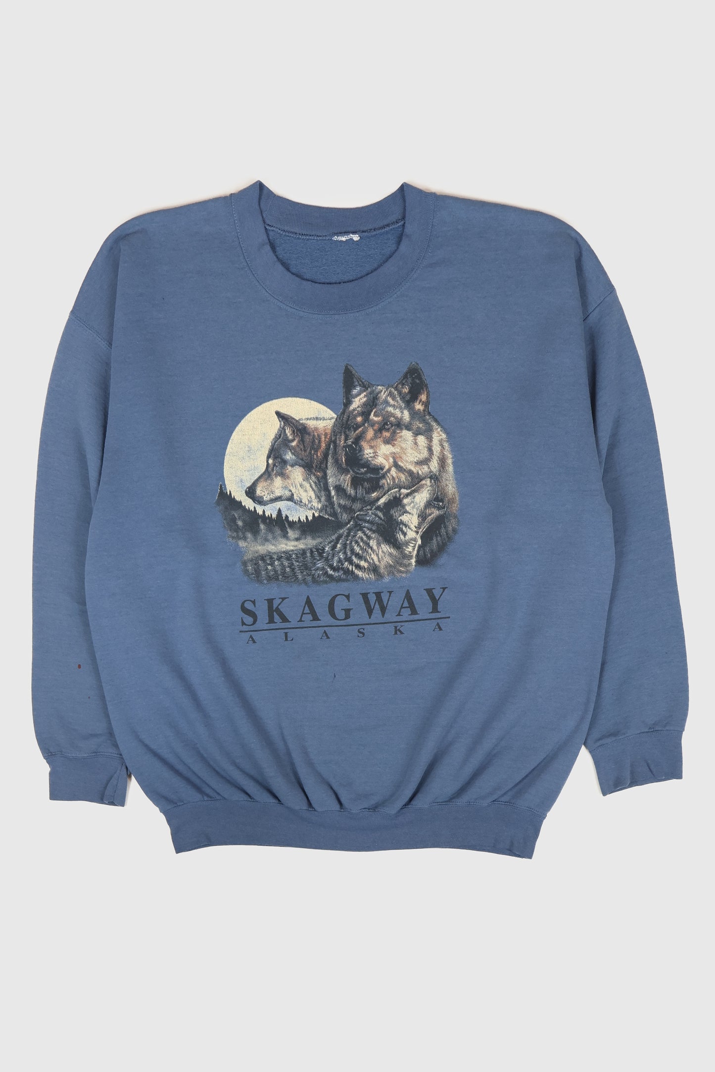 Vintage Alaska Wolf Crewneck Image 0