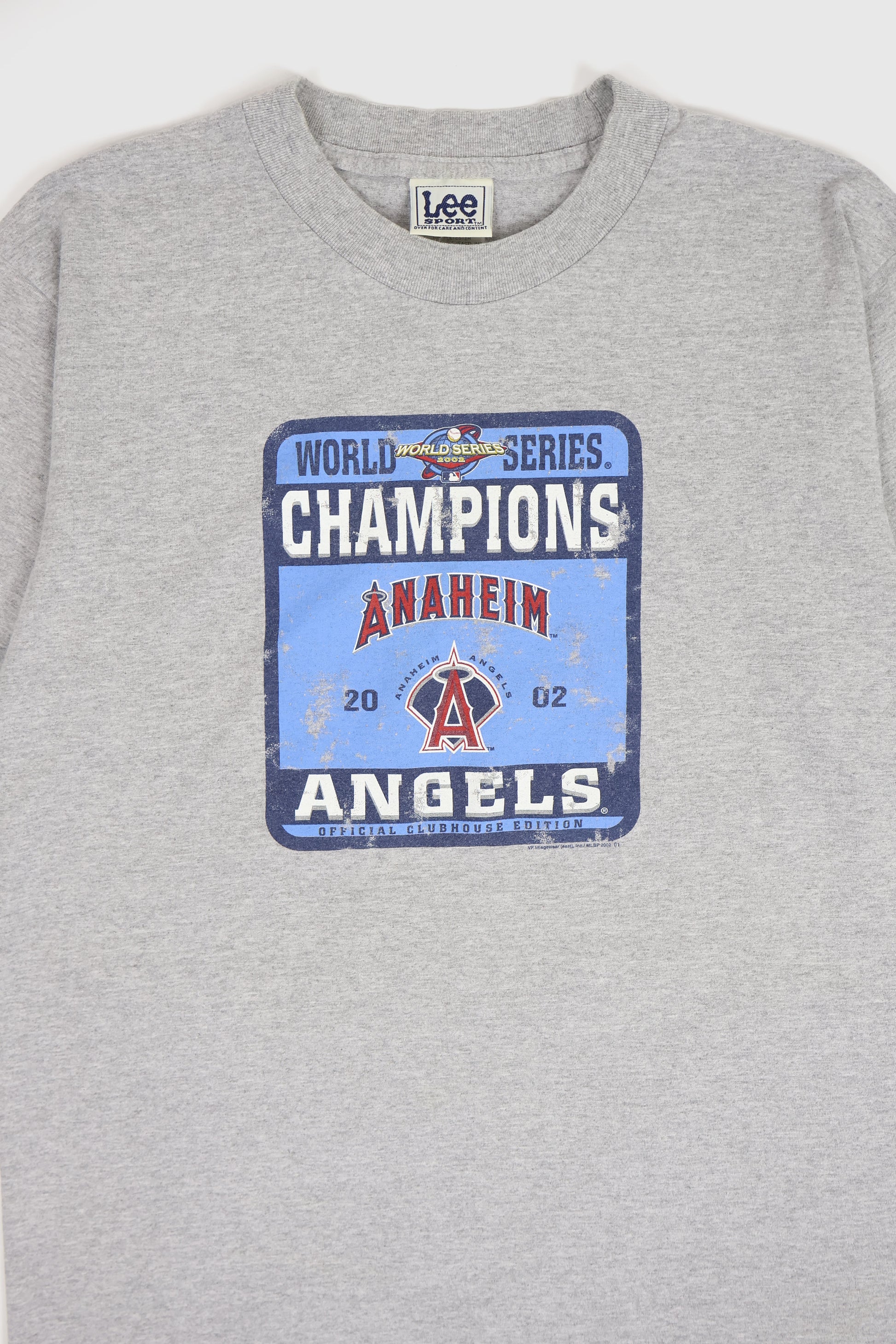 Vintage Anaheim Angeles 2002 World Series Champions Tee Image 1