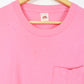Vintage Solid Pink Tee