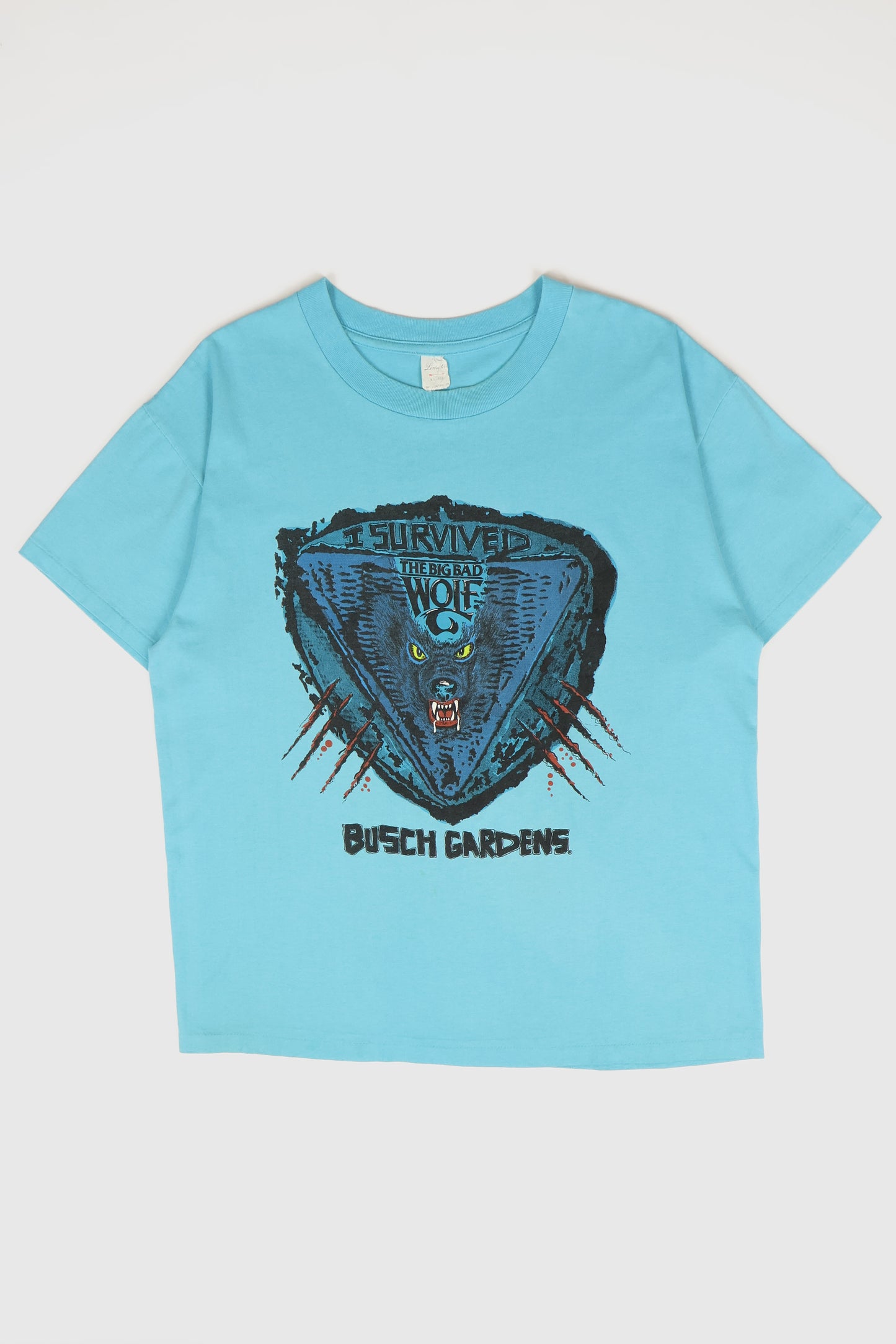 Vintage Busch Gardens Big Bad Wolf Tee Image 0