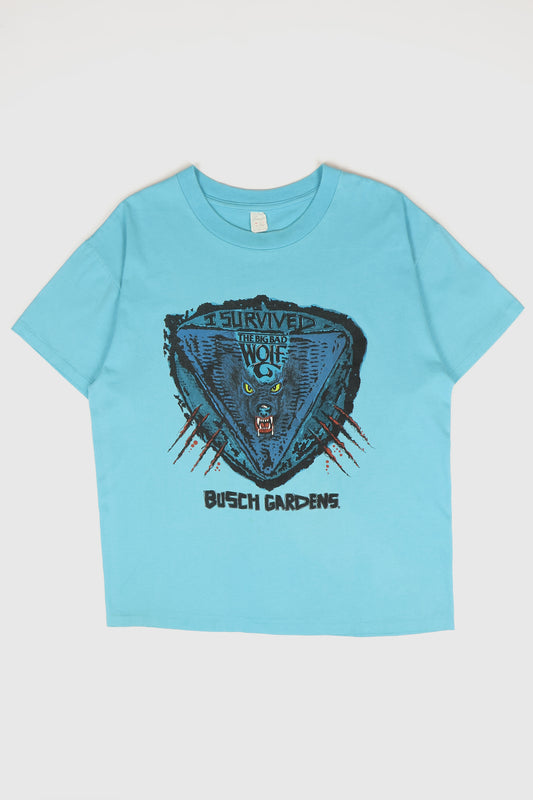 Vintage Busch Gardens Big Bad Wolf Tee Image 0