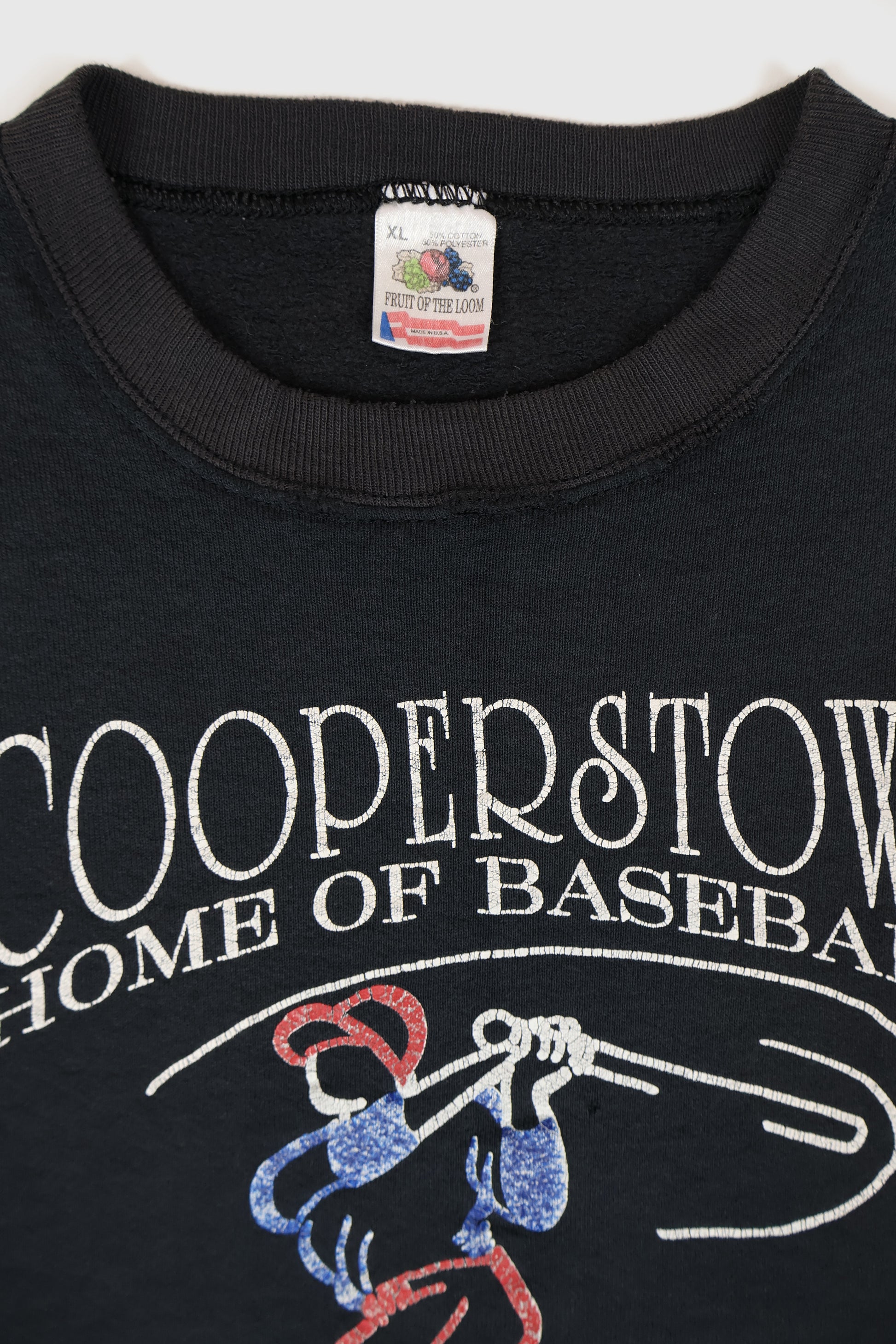 Vintage Cooperstown Baseball Crewneck Image 2