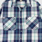 Vintage Plaid Button-Down Shirt Image 1
