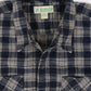 Vintage Lightweight Plaid Button-Down Shirt Image 2