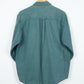 Vintage Green Denim Button-Down Shirt