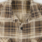 Vintage Brown Plaid Flannel Button-Down Shirt Image 2