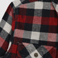 Vintage Red Plaid Flannel Button-Down Shirt Image 3