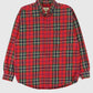 Vintage Eddie Bauer Red Plaid Button-Down Shirt Image 0