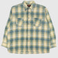 Vintage Flannel Button-Down Shirt Image 0