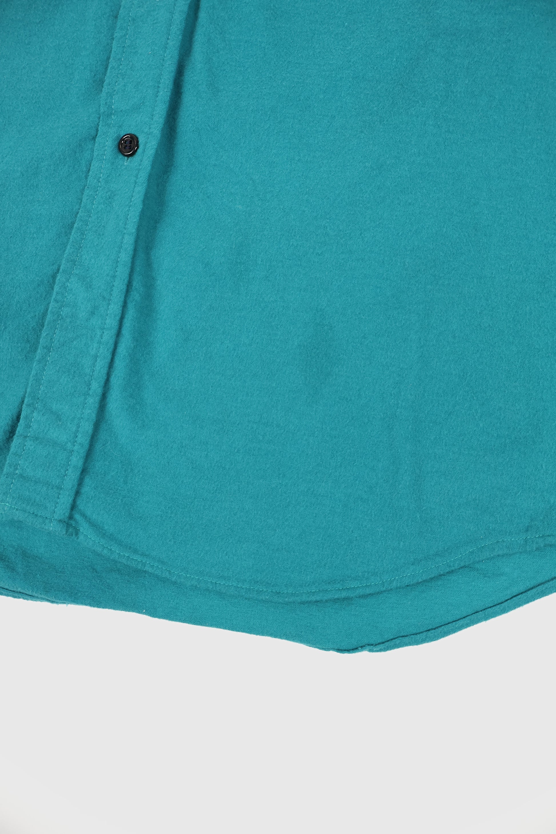 Vintage Green Flannel Button-Down Shirt Image 3