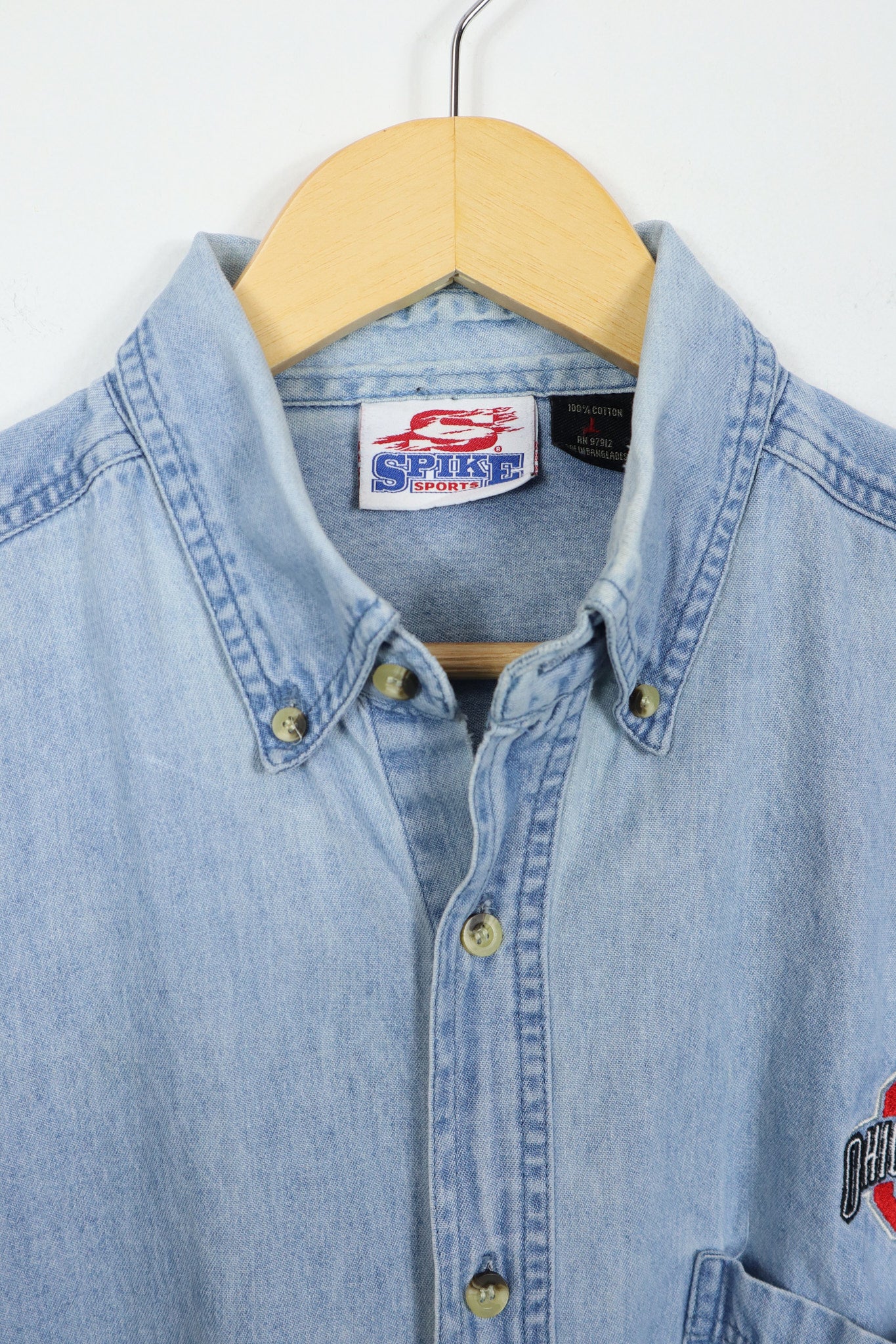 Vintage Ohio State Denim Button-Down Shirt