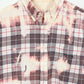 Vintage Distressed Bleached Button-Down