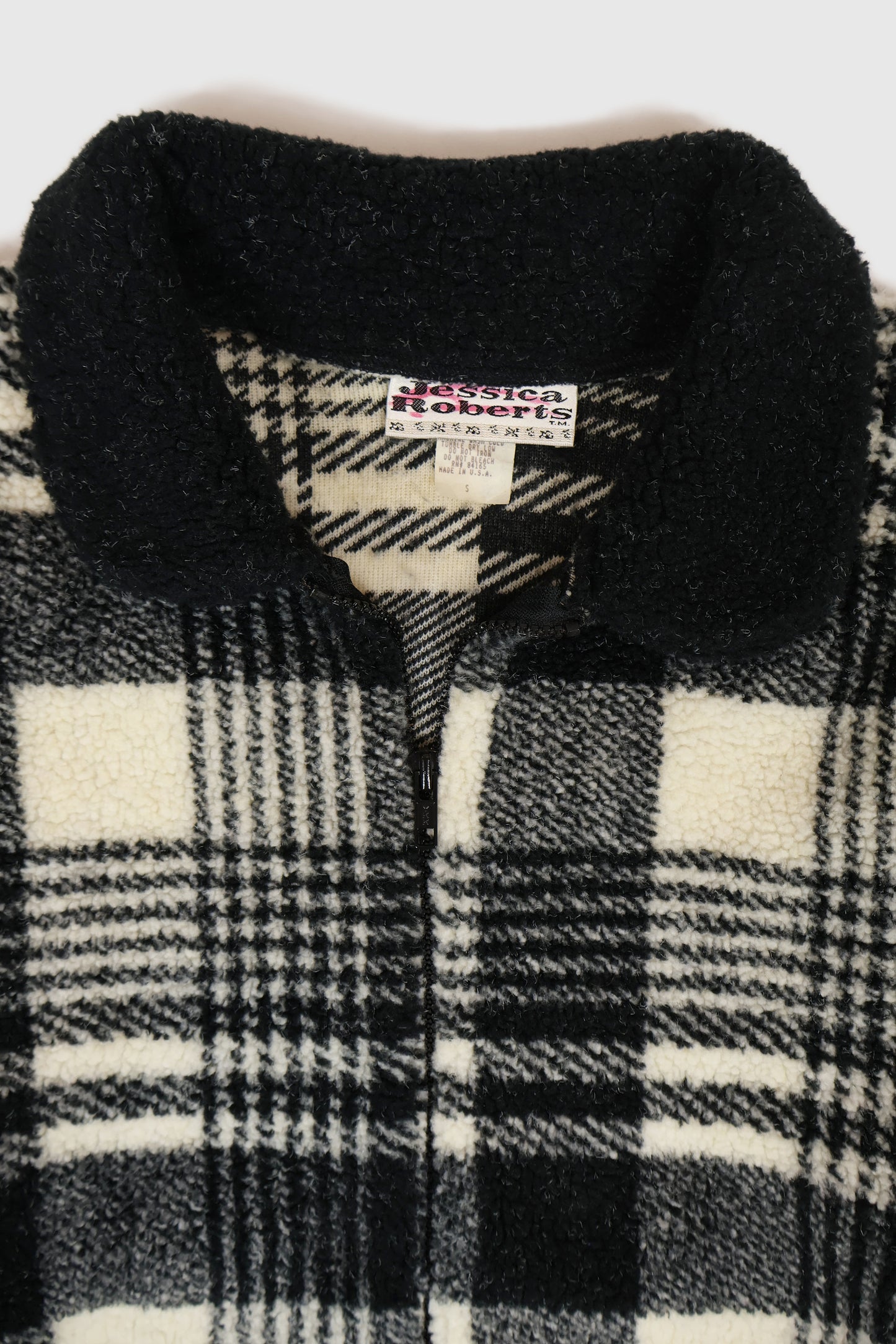 Vintage Full Zip Fleece Jacket 02 Image 3