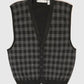 Vintage Checkered Sweater Vest Image 0
