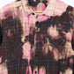 Upcycled Bleached Flannel Button-Down