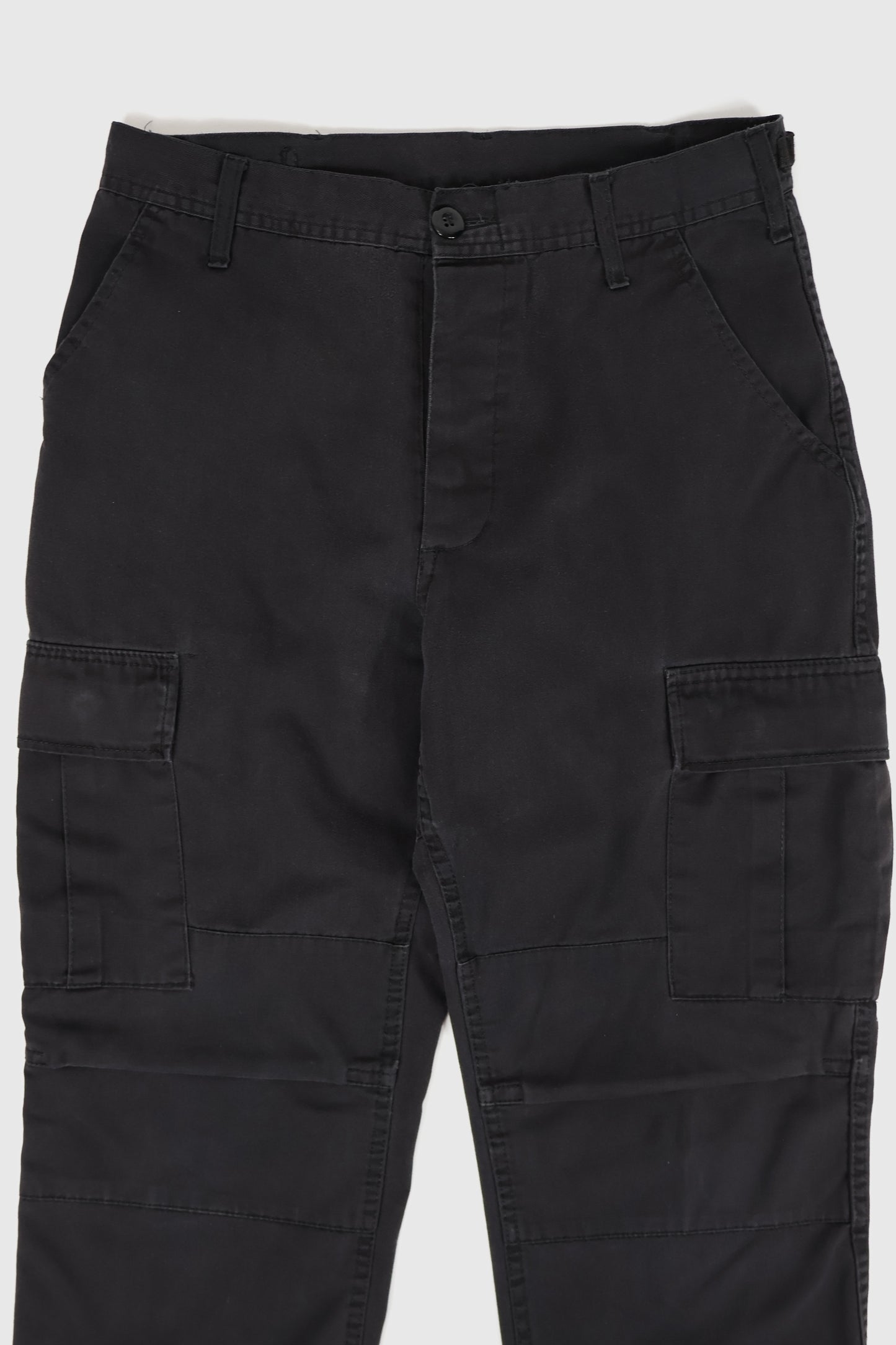 Vintage Black Utility Cargo Pants 02 Image 2