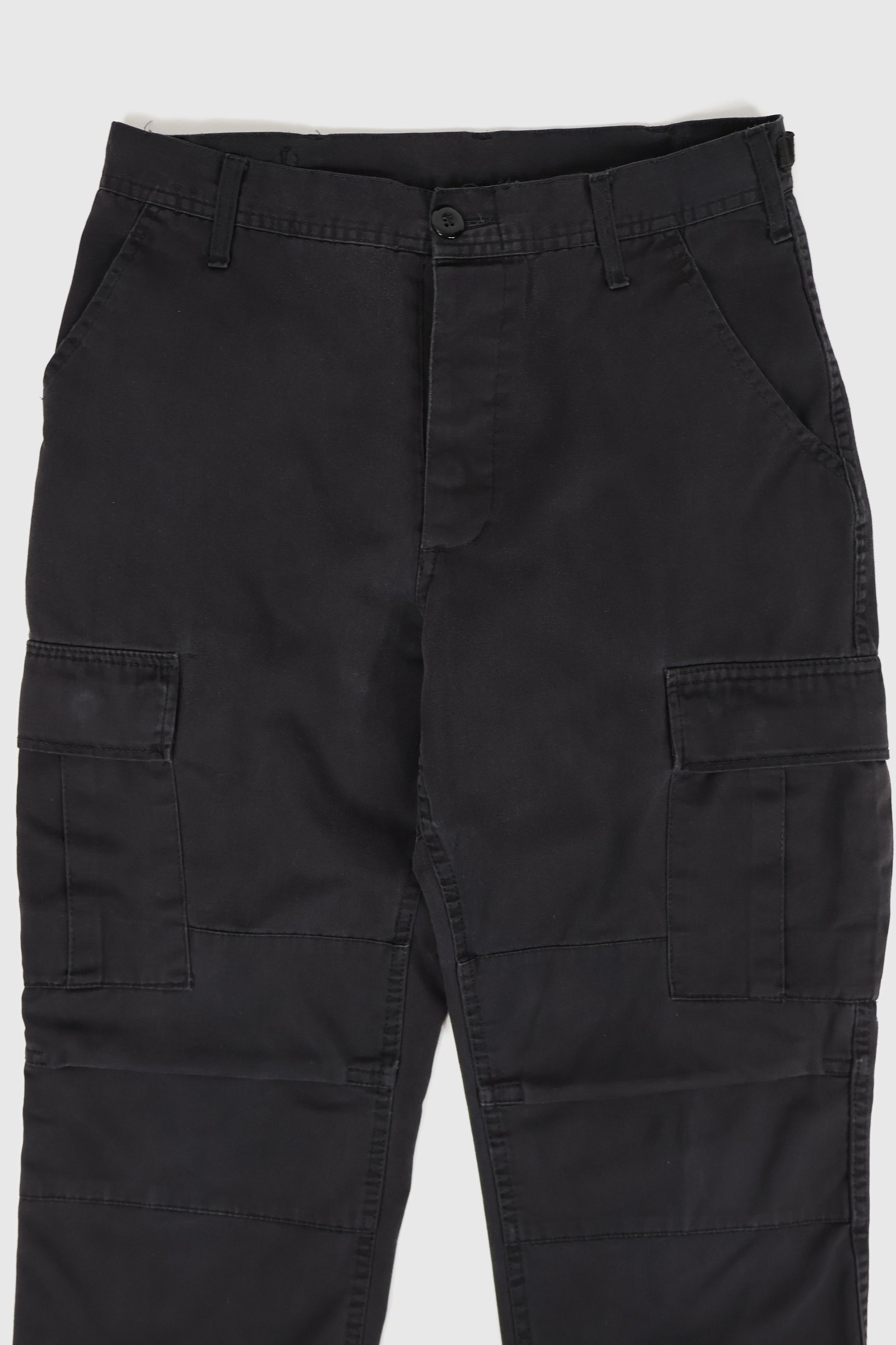 Vintage Black Utility Cargo Pants 02 Image 2