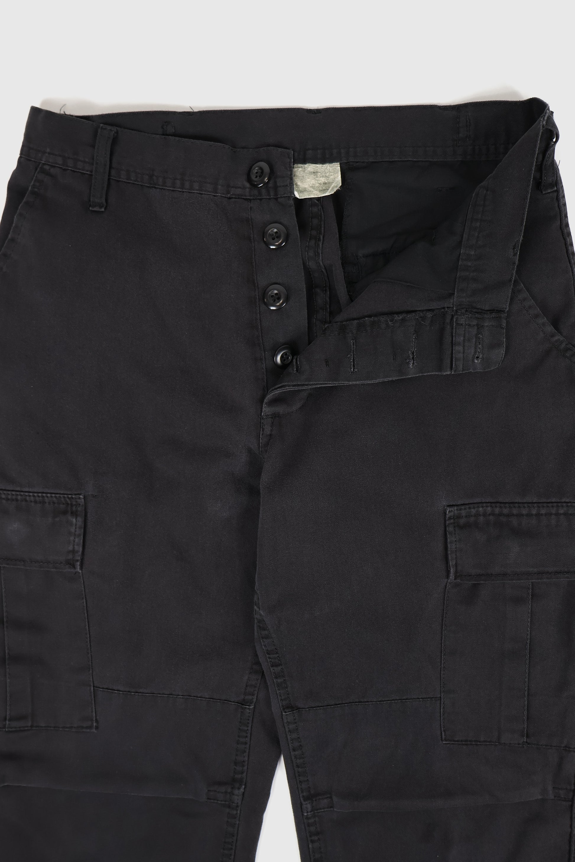 Vintage Black Utility Cargo Pants 02 Image 3