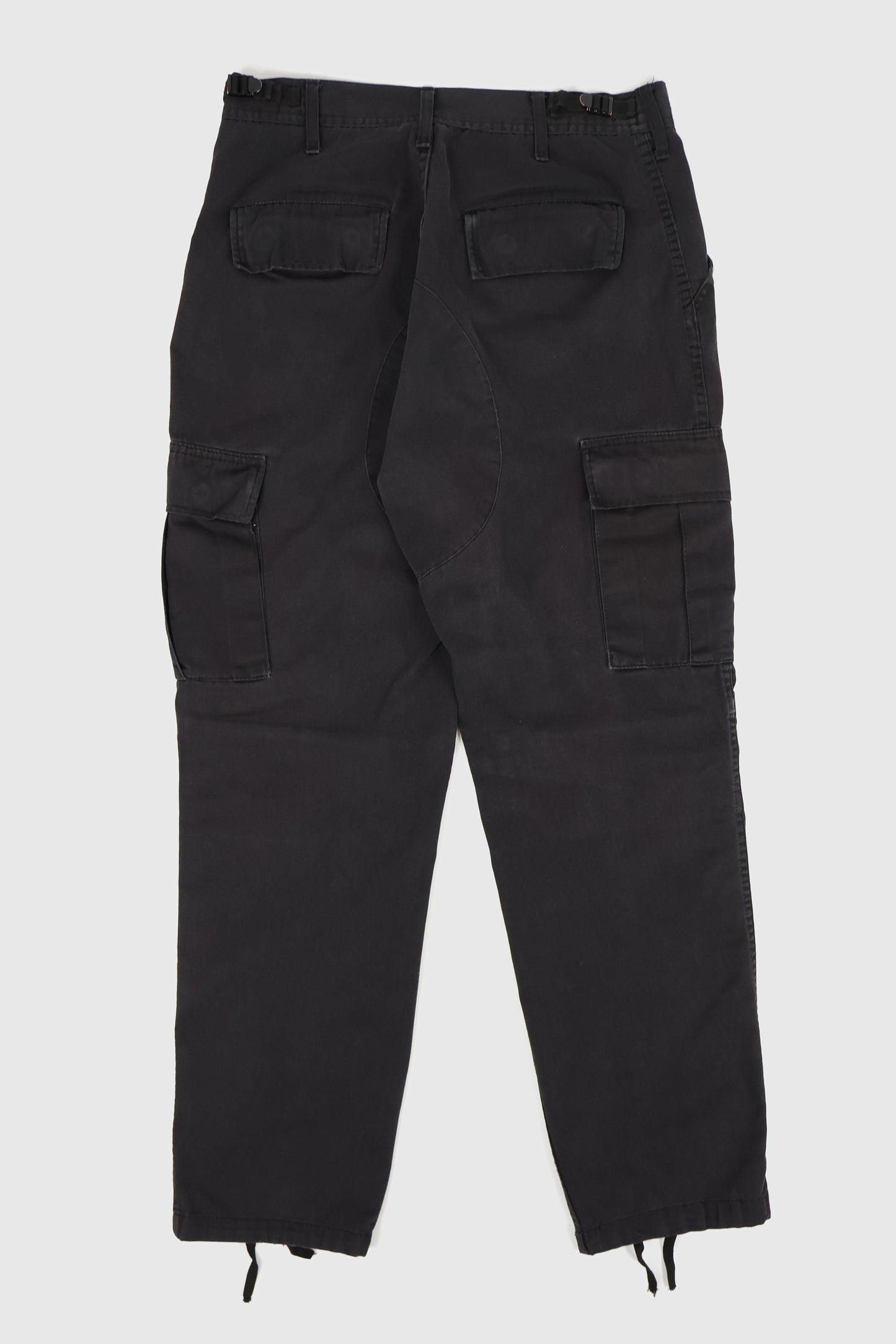 Vintage Black Utility Cargo Pants 02 Image 1