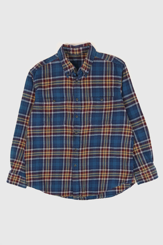 Vintage Flannel Button-Down Shirt Image 0