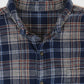 Vintage Grey Plaid Button-Down Shirt Image 2
